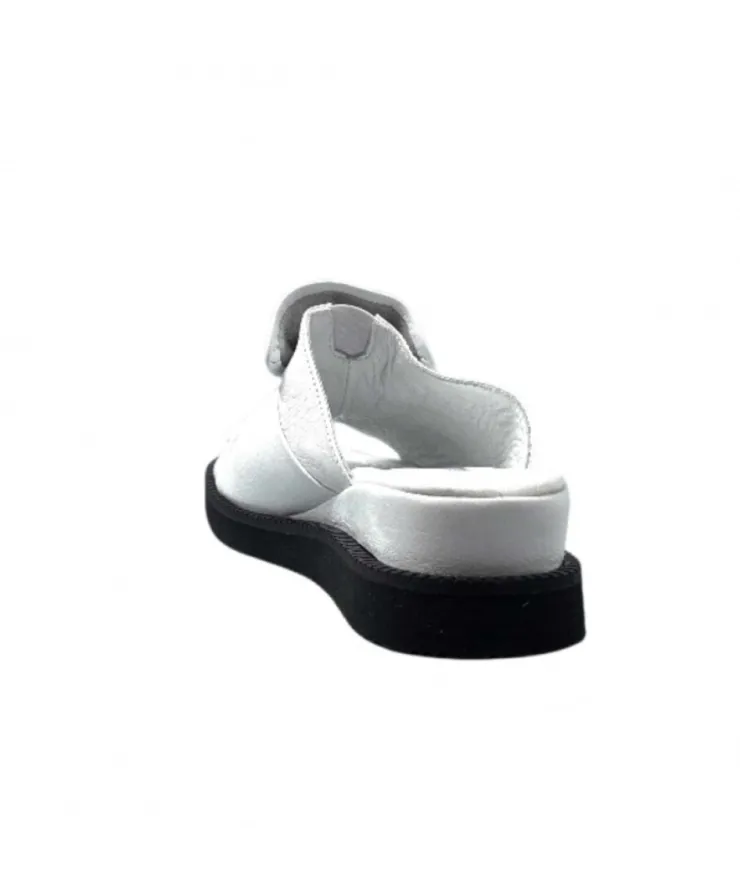 Ivoire-354 Ivoire 107 911 Cuir Blanc*Femme Mules