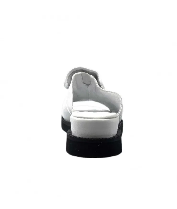Ivoire-354 Ivoire 107 911 Cuir Blanc*Femme Mules