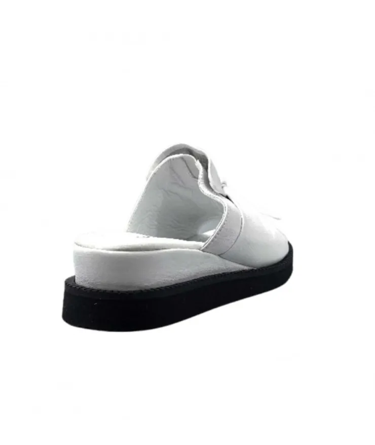 Ivoire-354 Ivoire 107 911 Cuir Blanc*Femme Mules