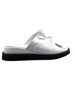Ivoire-354 Ivoire 107 911 Cuir Blanc*Femme Mules
