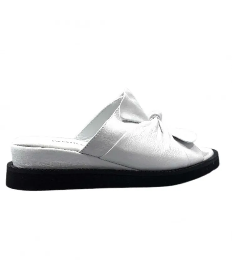 Ivoire-354 Ivoire 107 911 Cuir Blanc*Femme Mules
