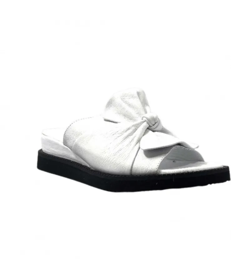 Ivoire-354 Ivoire 107 911 Cuir Blanc*Femme Mules