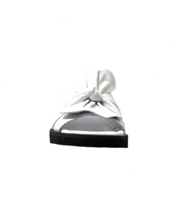 Ivoire-354 Ivoire 107 911 Cuir Blanc*Femme Mules
