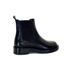 cashka / fatih ustundag Ivoire 4989 Alexis Cuir Noir*Femme Bottines