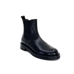 cashka / fatih ustundag Ivoire 4989 Alexis Cuir Noir*Femme Bottines