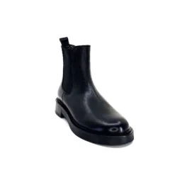 cashka / fatih ustundag Ivoire 4989 Alexis Cuir Noir*Femme Bottines