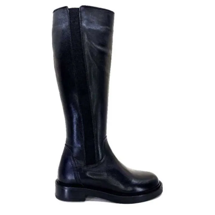cashka / fatih ustundag Ivoire 5276 Alexis Cuir Noir*Femme Bottes