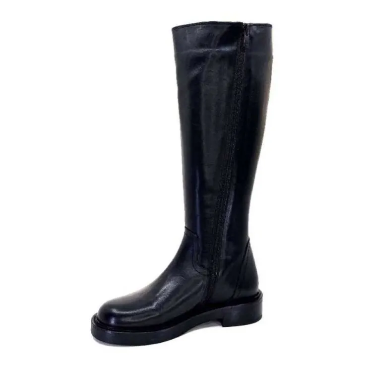 cashka / fatih ustundag Ivoire 5276 Alexis Cuir Noir*Femme Bottes