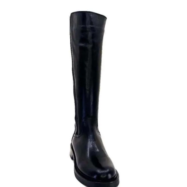 cashka / fatih ustundag Ivoire 5276 Alexis Cuir Noir*Femme Bottes