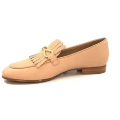Ivoire0575a Ivoire 54535 Ambrosio Cuir Bone*Femme Mocassins