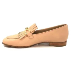 Ivoire0575a Ivoire 54535 Ambrosio Cuir Bone*Femme Mocassins