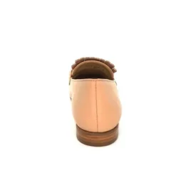 Ivoire0575a Ivoire 54535 Ambrosio Cuir Bone*Femme Mocassins