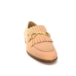 Ivoire0575a Ivoire 54535 Ambrosio Cuir Bone*Femme Mocassins