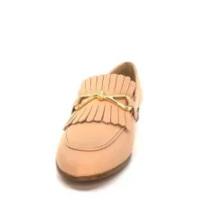 Ivoire0575a Ivoire 54535 Ambrosio Cuir Bone*Femme Mocassins