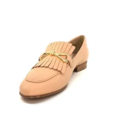 Ivoire0575a Ivoire 54535 Ambrosio Cuir Bone*Femme Mocassins