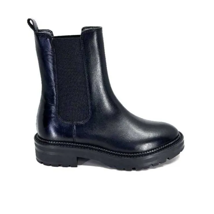 Ivoire0104a Ivoire 48392 Boxer Cuir Noir*Femme Bottines
