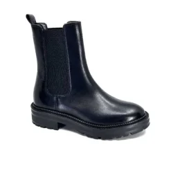 Ivoire0104a Ivoire 48392 Boxer Cuir Noir*Femme Bottines