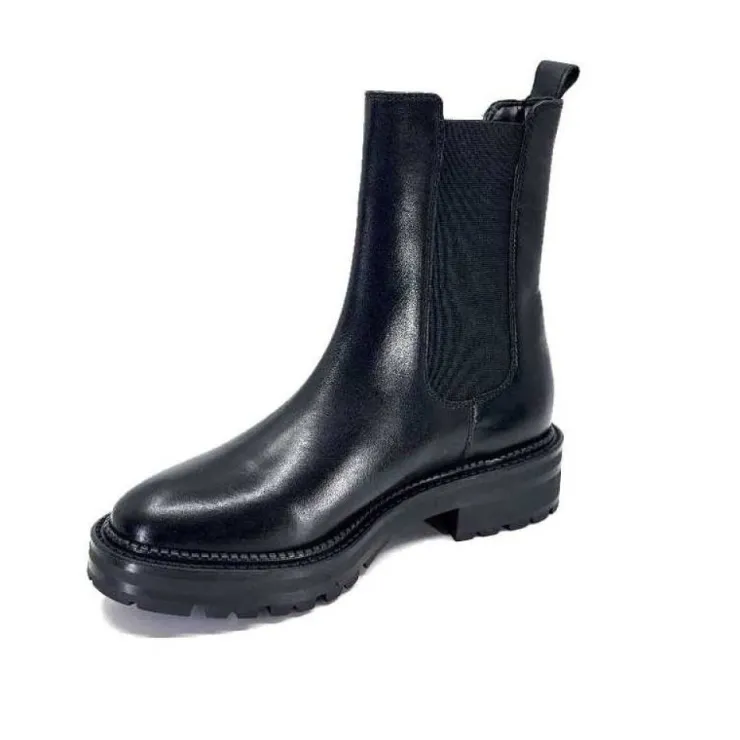 Ivoire0104a Ivoire 48392 Boxer Cuir Noir*Femme Bottines
