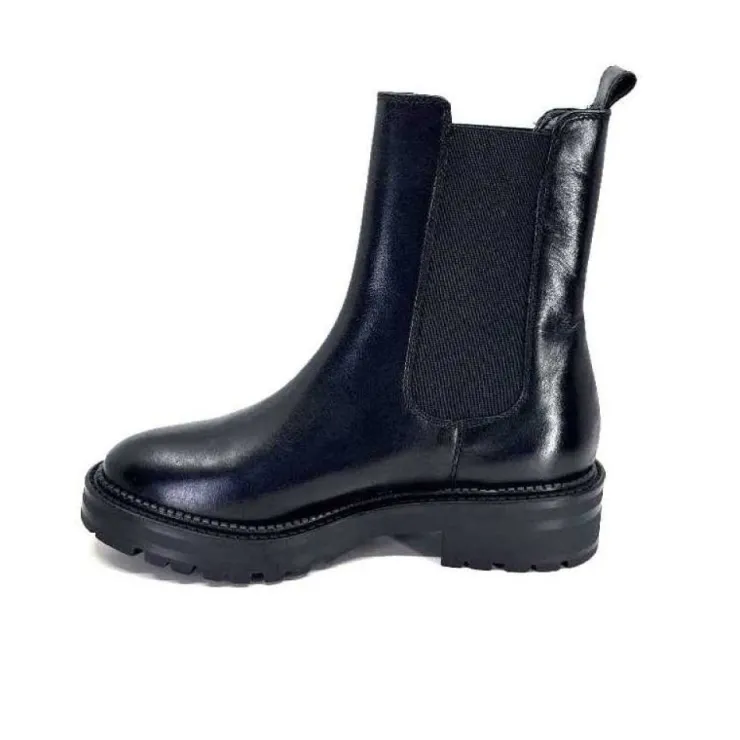 Ivoire0104a Ivoire 48392 Boxer Cuir Noir*Femme Bottines