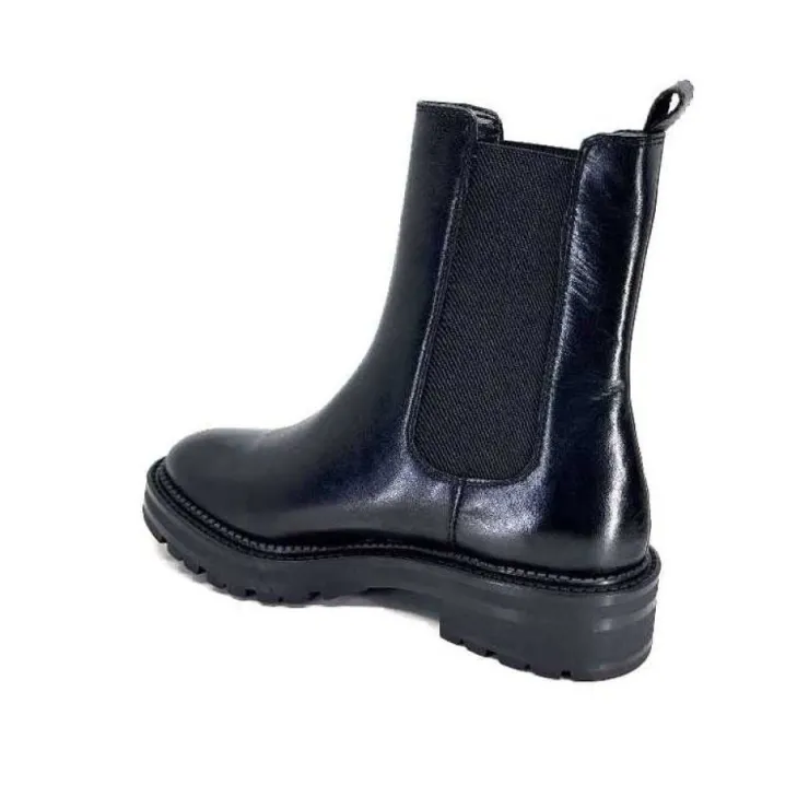 Ivoire0104a Ivoire 48392 Boxer Cuir Noir*Femme Bottines