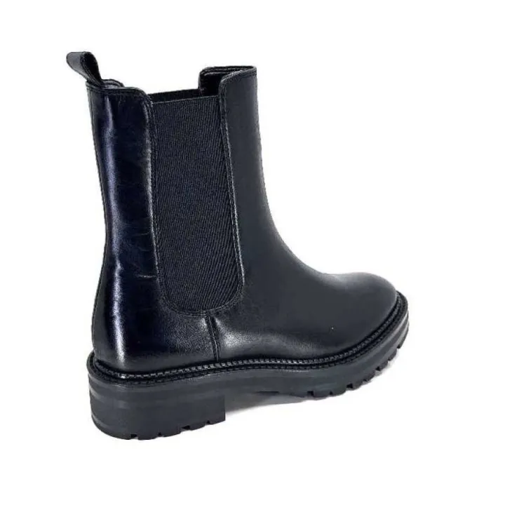 Ivoire0104a Ivoire 48392 Boxer Cuir Noir*Femme Bottines