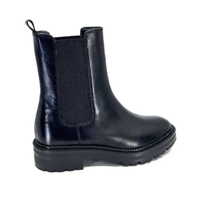 Ivoire0104a Ivoire 48392 Boxer Cuir Noir*Femme Bottines