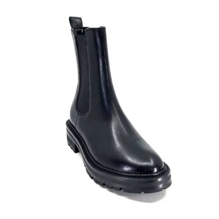Ivoire0104a Ivoire 48392 Boxer Cuir Noir*Femme Bottines