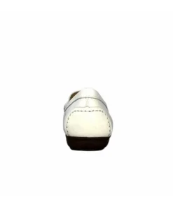 Ivoire0236a Ivoire 6341 Cannes Cuir Blanc*Femme Mocassins