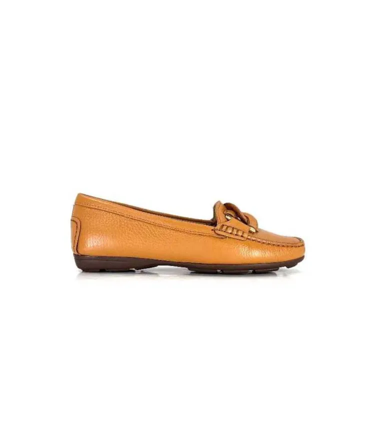 Ivoire0236a Ivoire 6341 Cannes Cuir Camel*Femme Mocassins