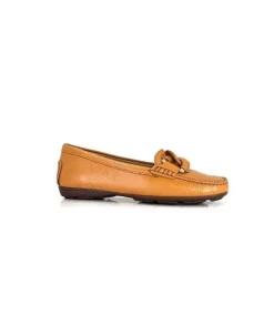 Ivoire0236a Ivoire 6341 Cannes Cuir Camel*Femme Mocassins