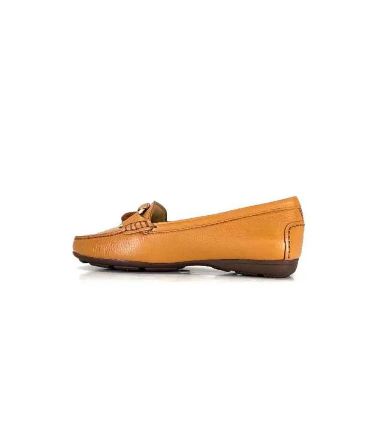 Ivoire0236a Ivoire 6341 Cannes Cuir Camel*Femme Mocassins