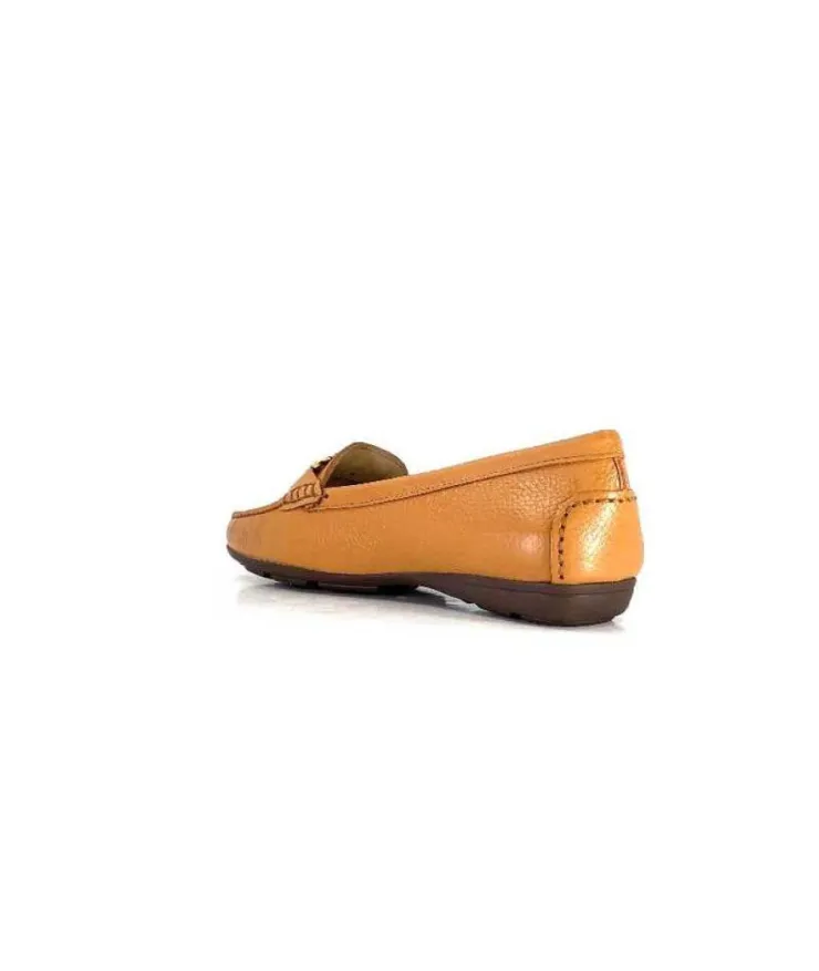 Ivoire0236a Ivoire 6341 Cannes Cuir Camel*Femme Mocassins