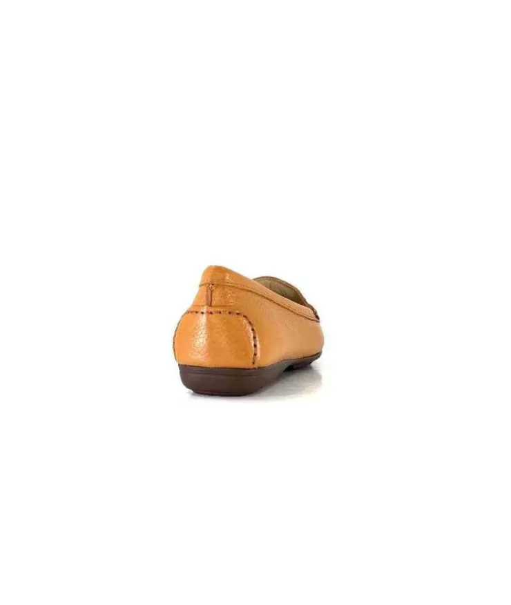 Ivoire0236a Ivoire 6341 Cannes Cuir Camel*Femme Mocassins