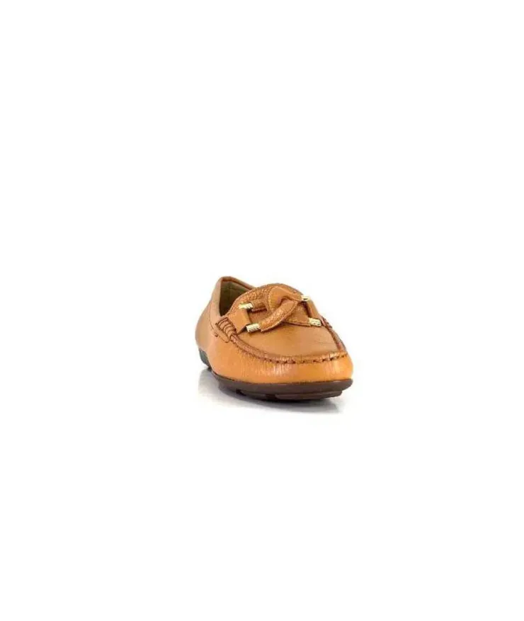 Ivoire0236a Ivoire 6341 Cannes Cuir Camel*Femme Mocassins