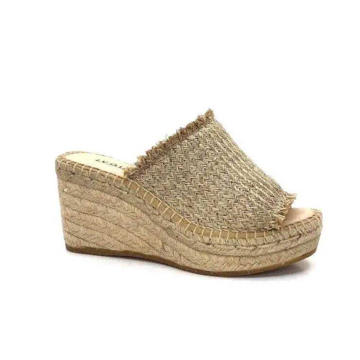 Kanna Ivoire 21321 Caprie Raffia Natural*Femme Mules