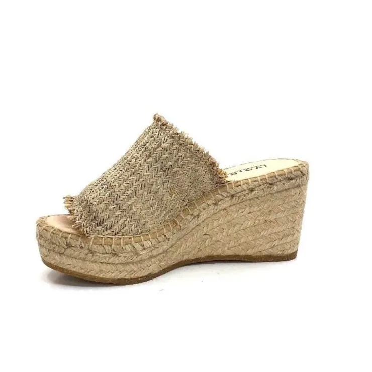 Kanna Ivoire 21321 Caprie Raffia Natural*Femme Mules