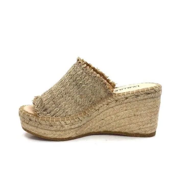 Kanna Ivoire 21321 Caprie Raffia Natural*Femme Mules