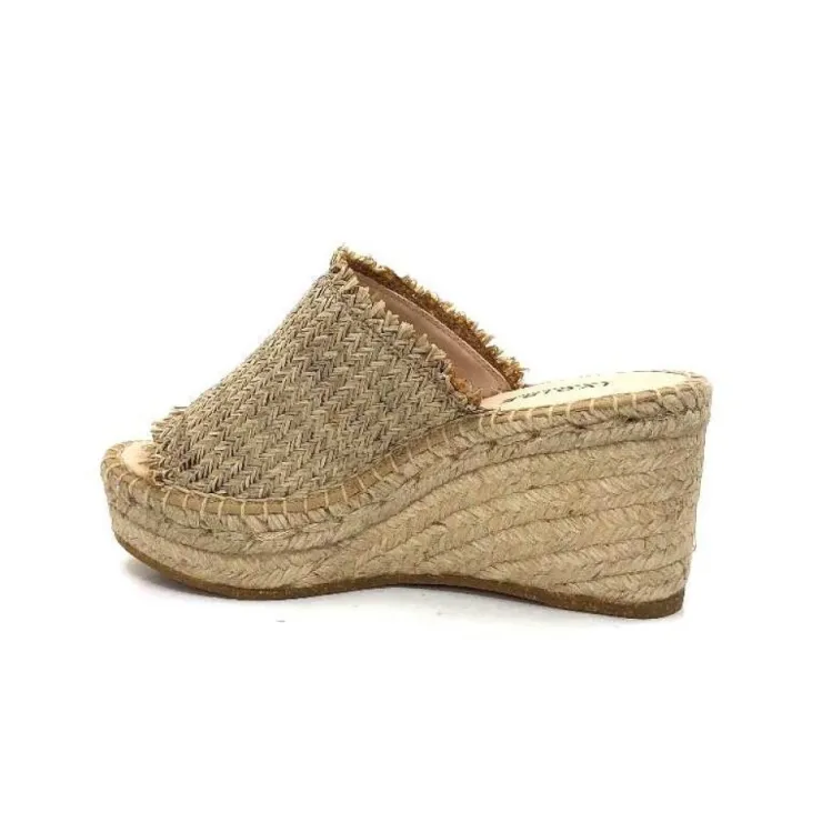 Kanna Ivoire 21321 Caprie Raffia Natural*Femme Mules