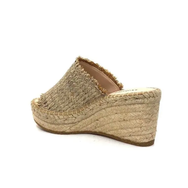 Kanna Ivoire 21321 Caprie Raffia Natural*Femme Mules