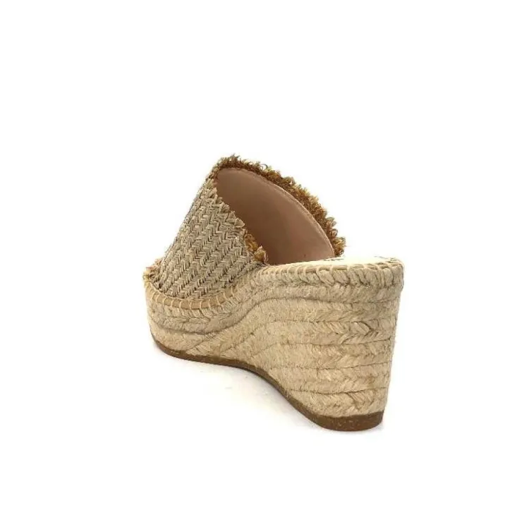 Kanna Ivoire 21321 Caprie Raffia Natural*Femme Mules