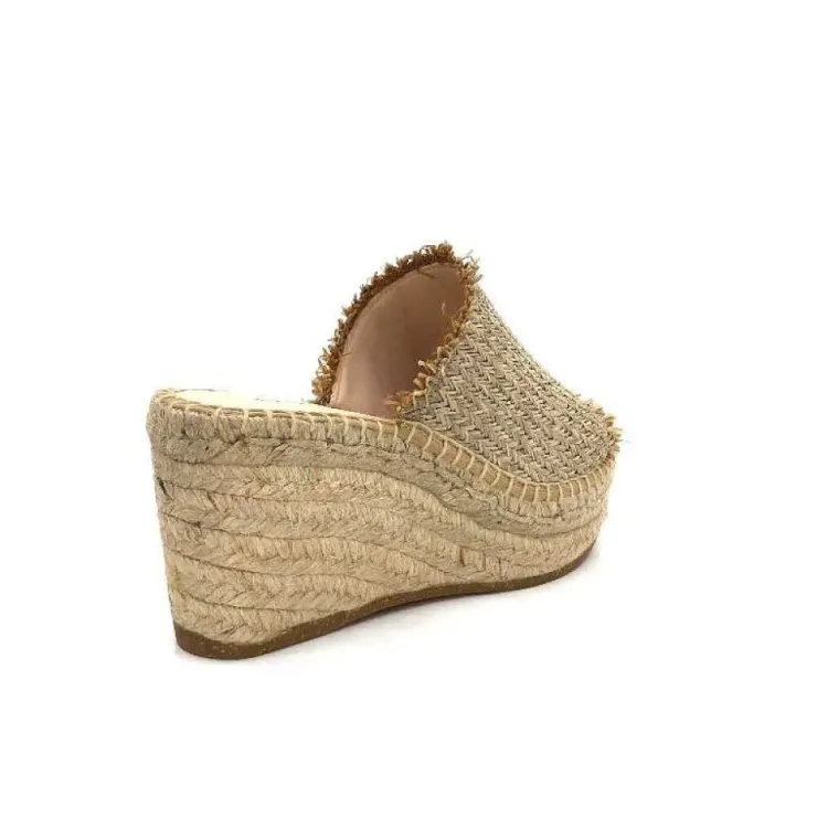 Kanna Ivoire 21321 Caprie Raffia Natural*Femme Mules