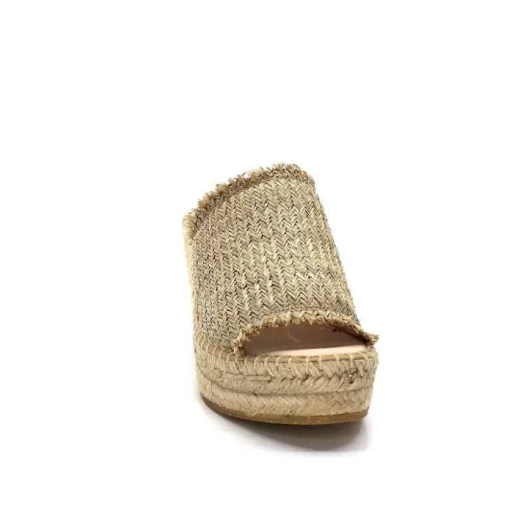 Kanna Ivoire 21321 Caprie Raffia Natural*Femme Mules