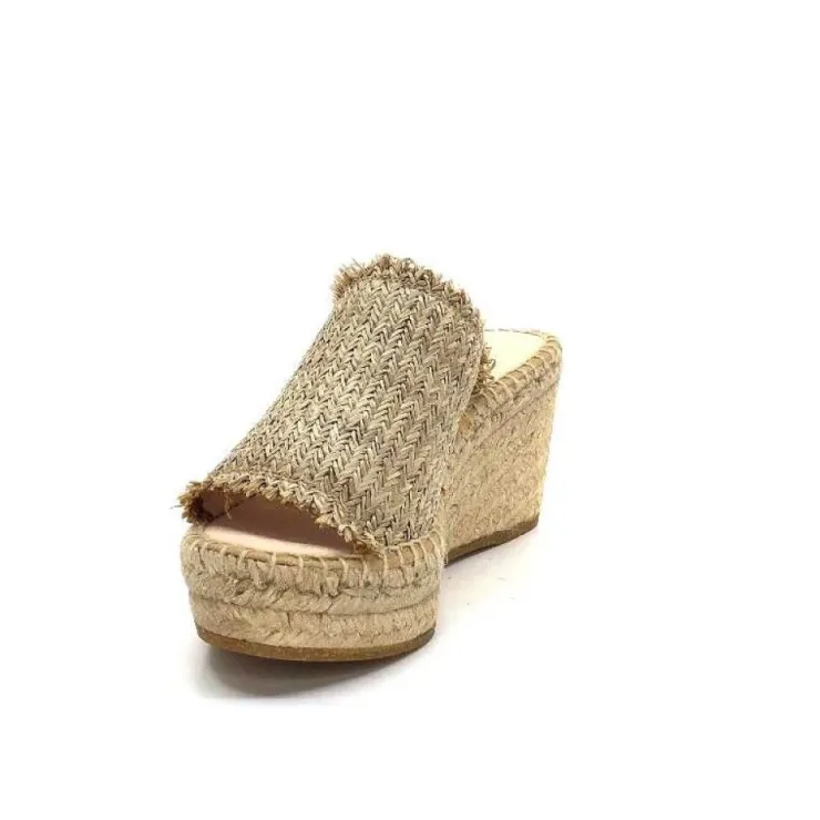 Kanna Ivoire 21321 Caprie Raffia Natural*Femme Mules