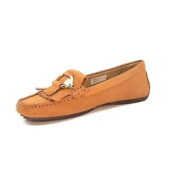 Ivoire0575a Ivoire 60509 Coimbra Nubuck Tan*Femme Mocassins