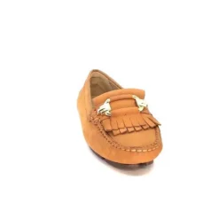 Ivoire0575a Ivoire 60509 Coimbra Nubuck Tan*Femme Mocassins