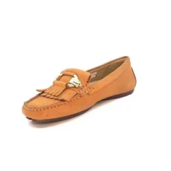Ivoire0575a Ivoire 60509 Coimbra Nubuck Tan*Femme Mocassins