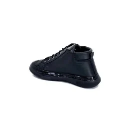 Ivoire0401a Ivoire 500-358 Cuir & Vernis Noir*Femme Baskets