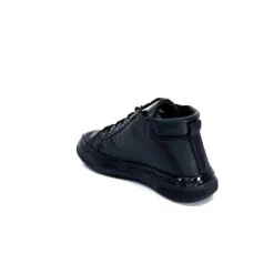 Ivoire0401a Ivoire 500-358 Cuir & Vernis Noir*Femme Baskets