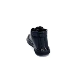 Ivoire0401a Ivoire 500-358 Cuir & Vernis Noir*Femme Baskets