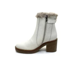 Ivoire-354 Ivoire 109381 Cuir Beige*Femme Fourrées
